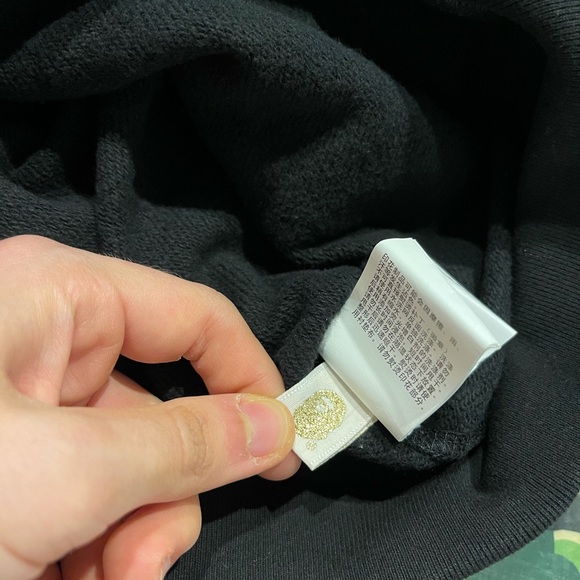 Bape A Bathing Ape Half Camo Half Black Hoodie - Picture 8 of 8